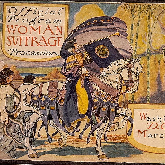 Official program for the woman suffrage procession, Washington, D.C. March 3, 1913