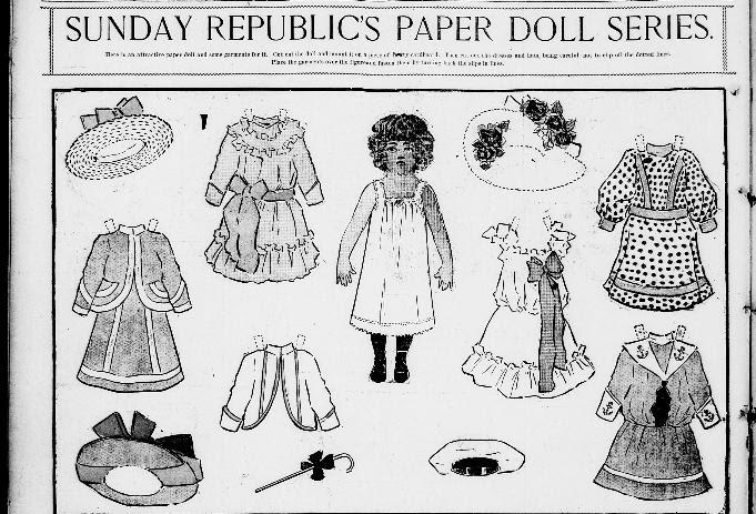 1980s paper dolls