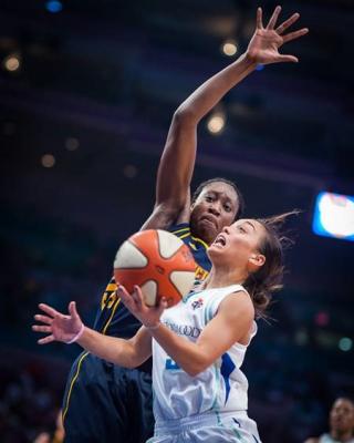 Former USA Basketball Presidnt Val Ackerman, Tina Thompson, Lisa