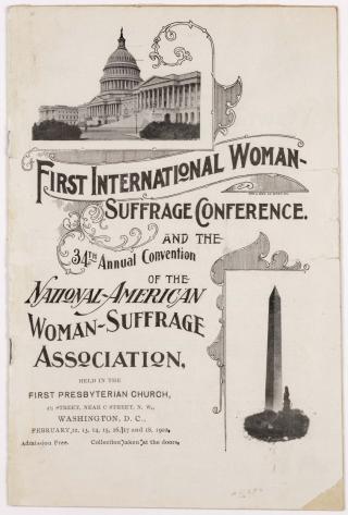 First International Woman Suffrage Conference.